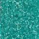Miyuki delica Beads 11/0 - Silk inside dyed aqua green ab DB-1869